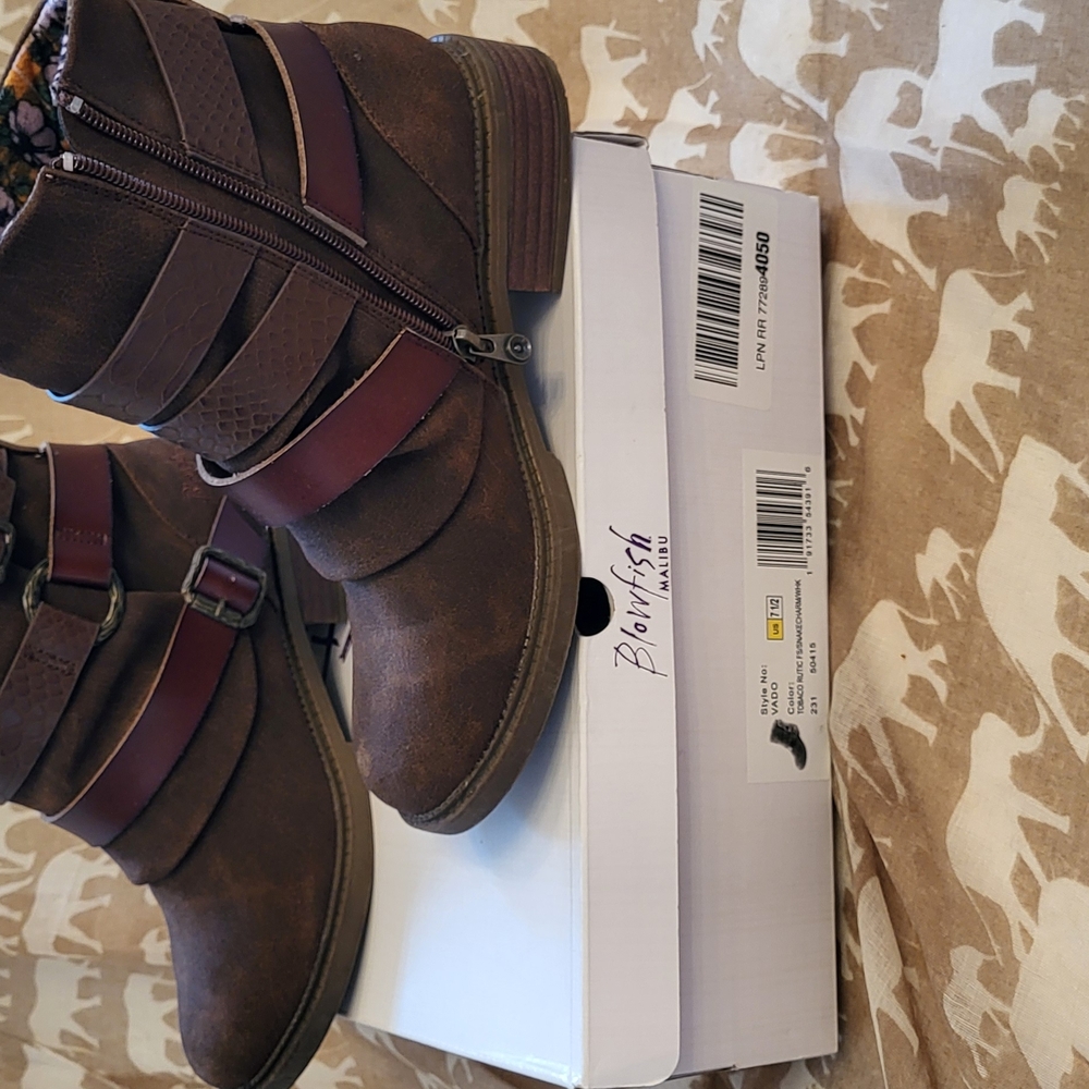 Blowfish Brown Ankle Boots